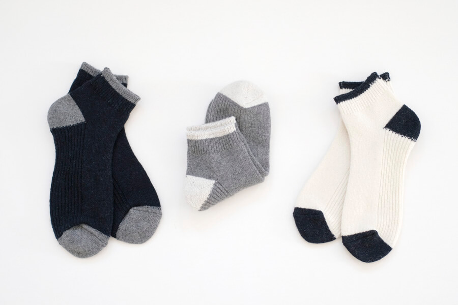 【ショート丈】able(ハクエーブル)ウールソックス