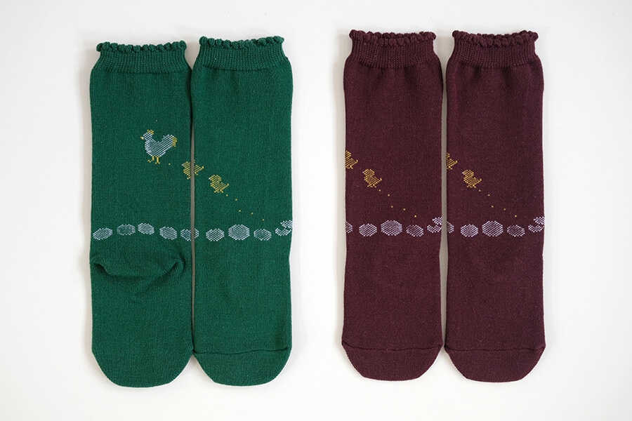 ten to sen +  baby egg（ハイソックス）