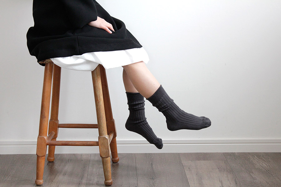 こどものコットンリブソックス