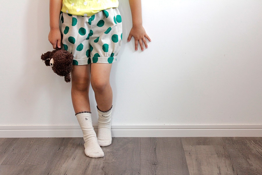 こどものフチドリ・ピコットソックス