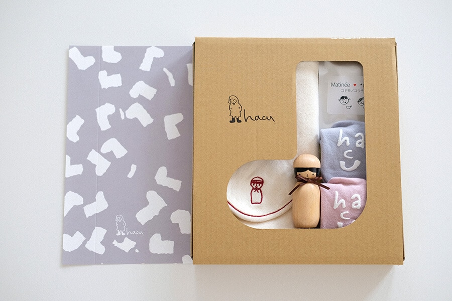 のお祝いギフトセットシリーズ 「yubiちゃん」タオルセット【靴下別売り】