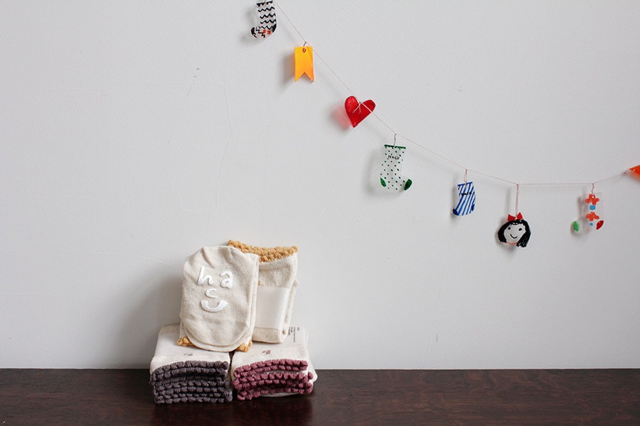 ベビーのフチドリ・ピコットソックス