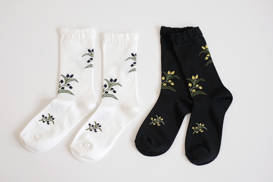 ハトムギの実　コットンソックス