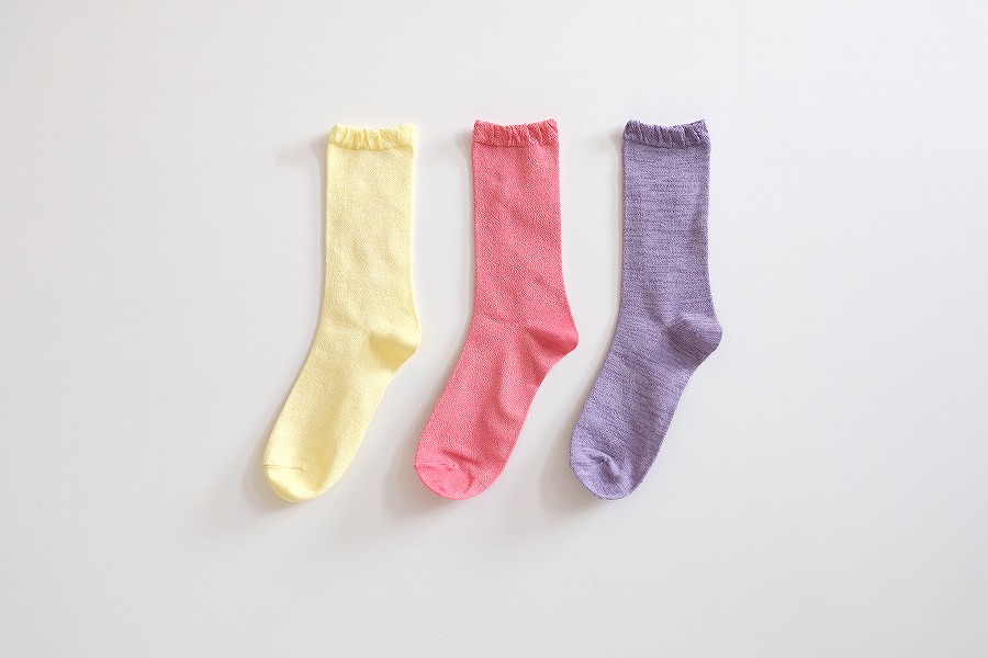 まどろみプレーンソックス（パステル）