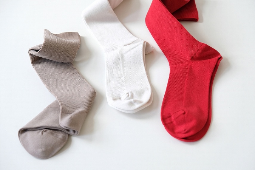 beautiful socks リブハイソックス